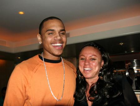 christopher brown et sa mère