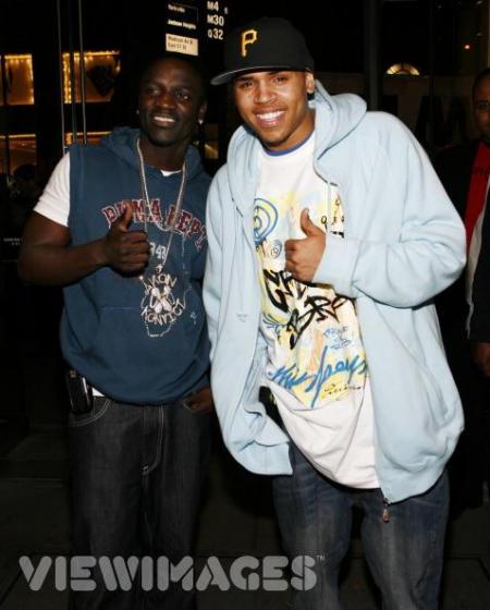 chris brown et akon